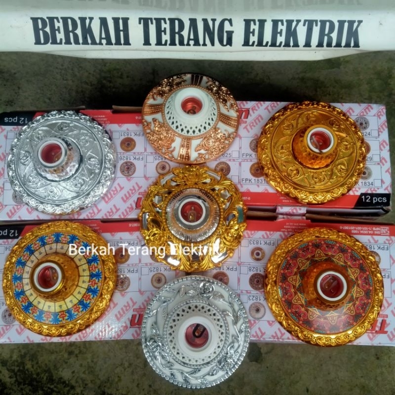 fitting lampu hias/fitting hias/fitting plafon/grosir fitting lampu