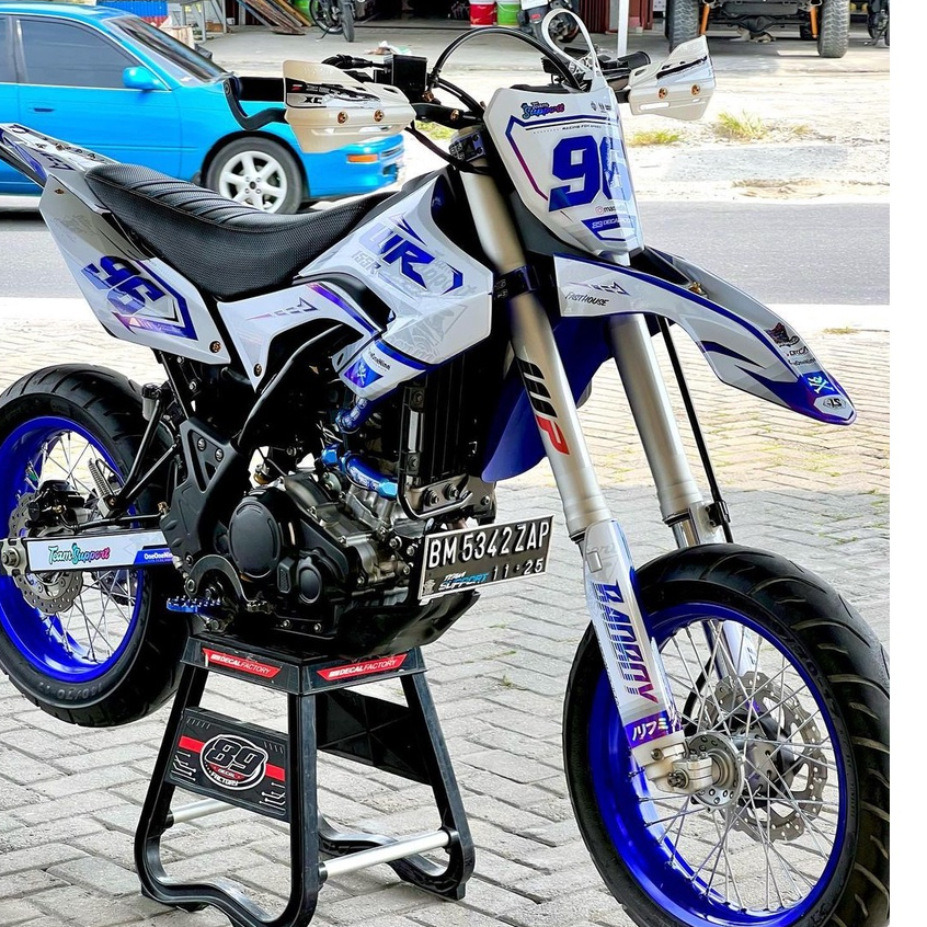 DECAL WR 150R PUTIH ELEGAN