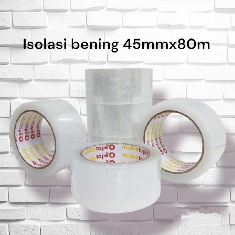 

SOLASI/LAKBAN BENING UKURAN 45MM X 80M