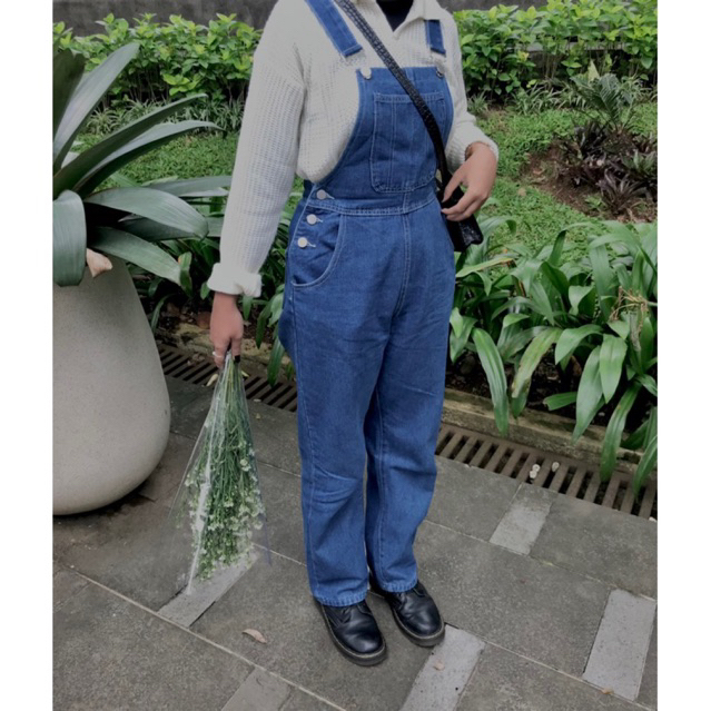 [LUXE.DLABEL] - E73 Jumpsuit || Jumpsuit Kodok Wanita Premium Baju kodok wanita premium Stelan kodok wanita Jumpsuit Kodok jeans wanita Premium