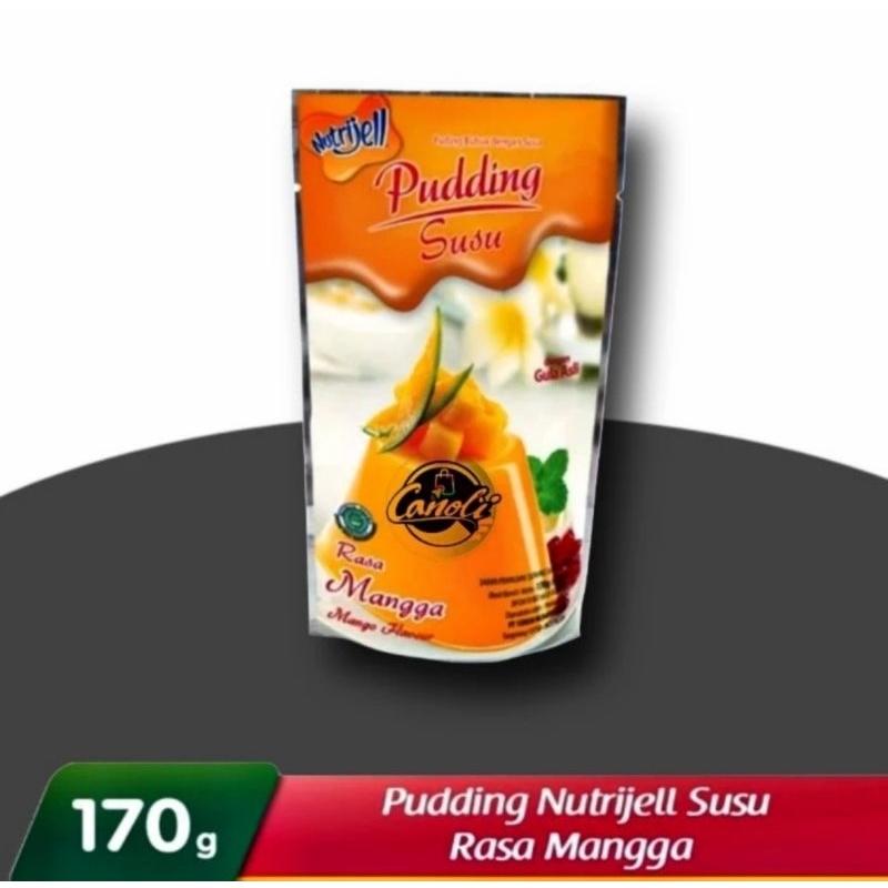 nutrijell nutrijel pudding puding mangga 170 gr mango 170gr