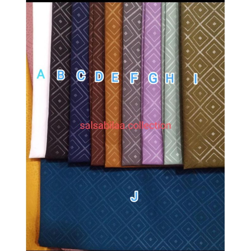 Kain bahan wolfis embos premium