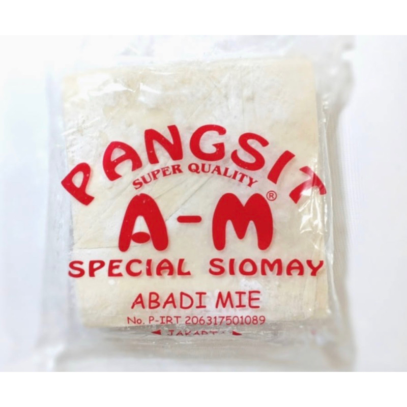 

AM Kulit Pangsit Spesial Siomay 1 Pack (isi 50 Lembar)