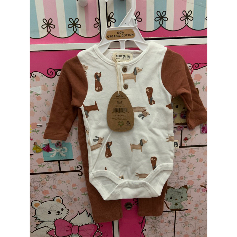 set jumper premium 2in1 rabbit n bear