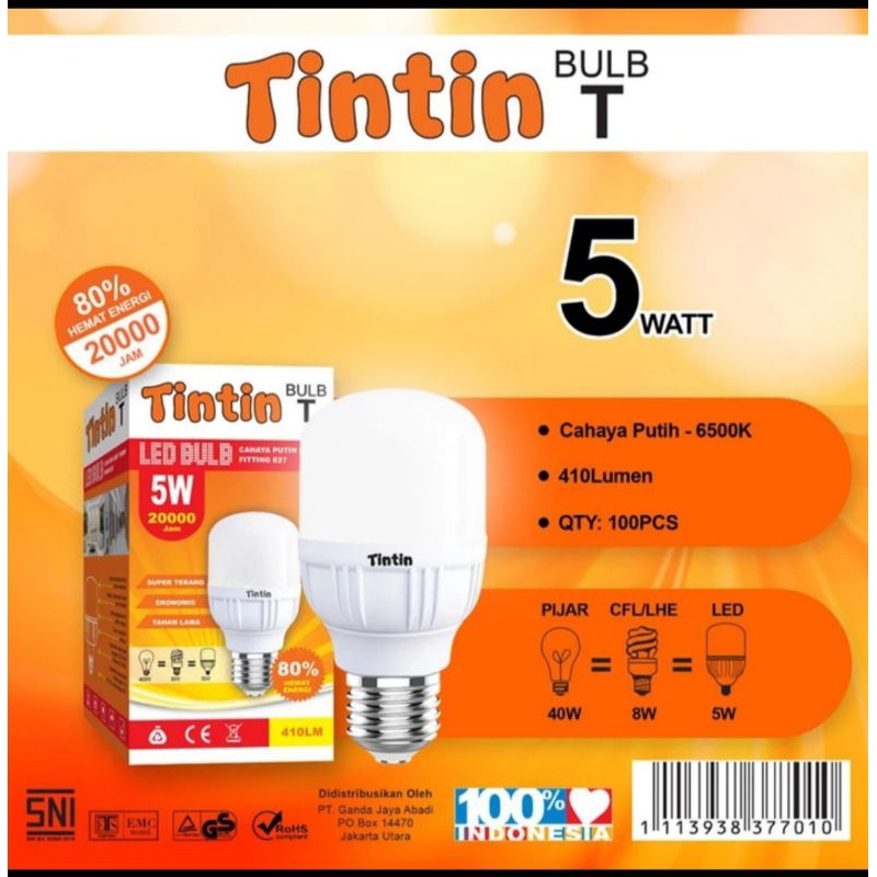 Lampu TINTIN 5 Watt
