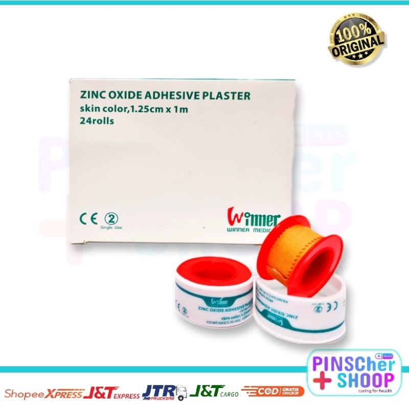 PLESTER ROLL KAIN 1,25 CM x 1 M WINNER SATUAN