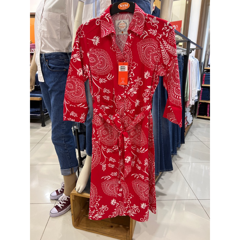 Mini dress novel mice , Dress merah Novel mice ORIGINAL