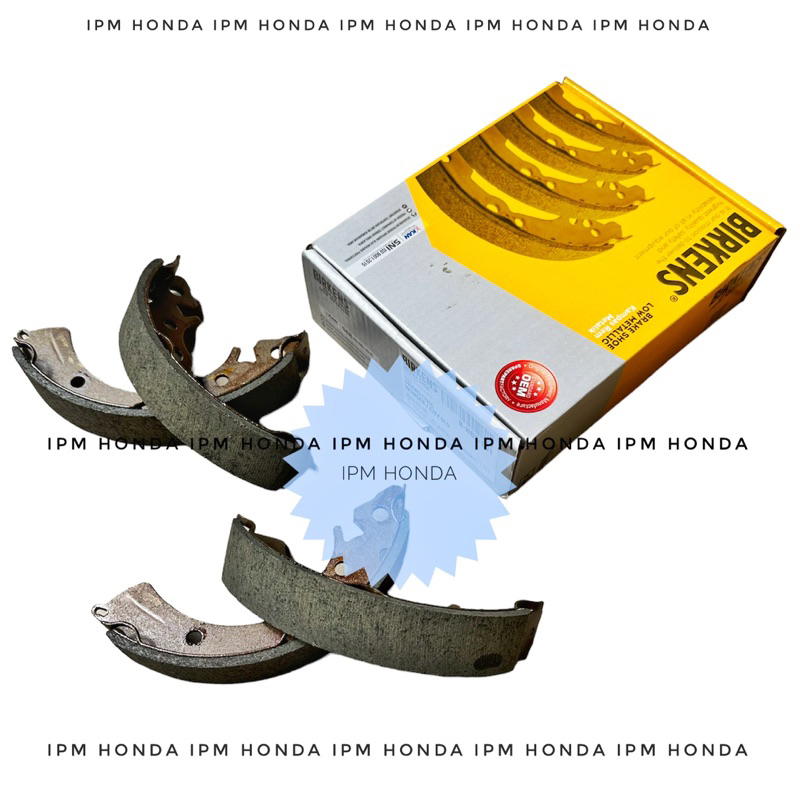 43153 SB2 Brake Shoe Shoes Kampas Rem Tromol Belakang Honda Civic Wonder 1984-1987 Grand LX Nouva 1988-1991 City Old Persona Karburator 1996-1998