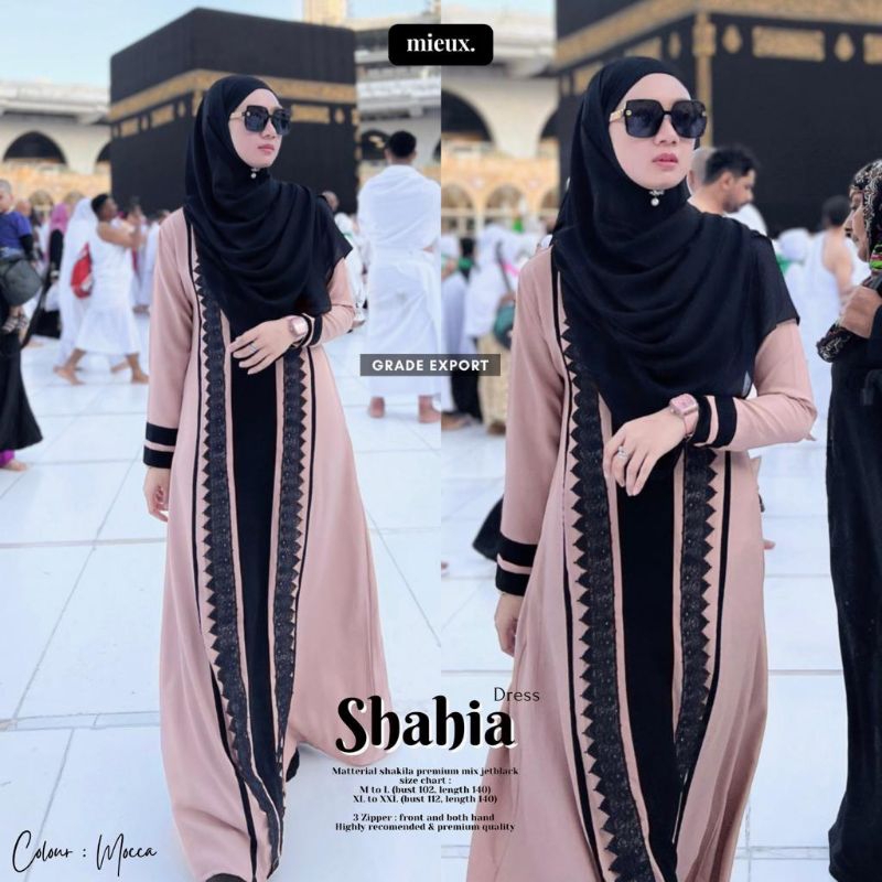 Abaya Turkey Polos Ori Mieux Dress Busui Broklat Lace Premium / Citra Kirana Hilwah Shahia Syahnaz S