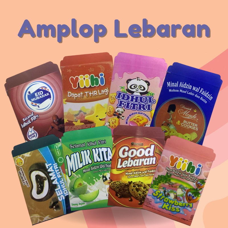 

AMPLOP LEBARAN UNIK ( 10 pcs isi 2 motif )