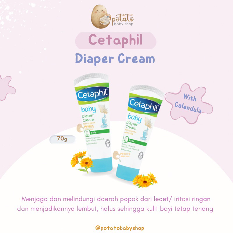 Cetaphil Baby Calendula Diaper Cream 70gr