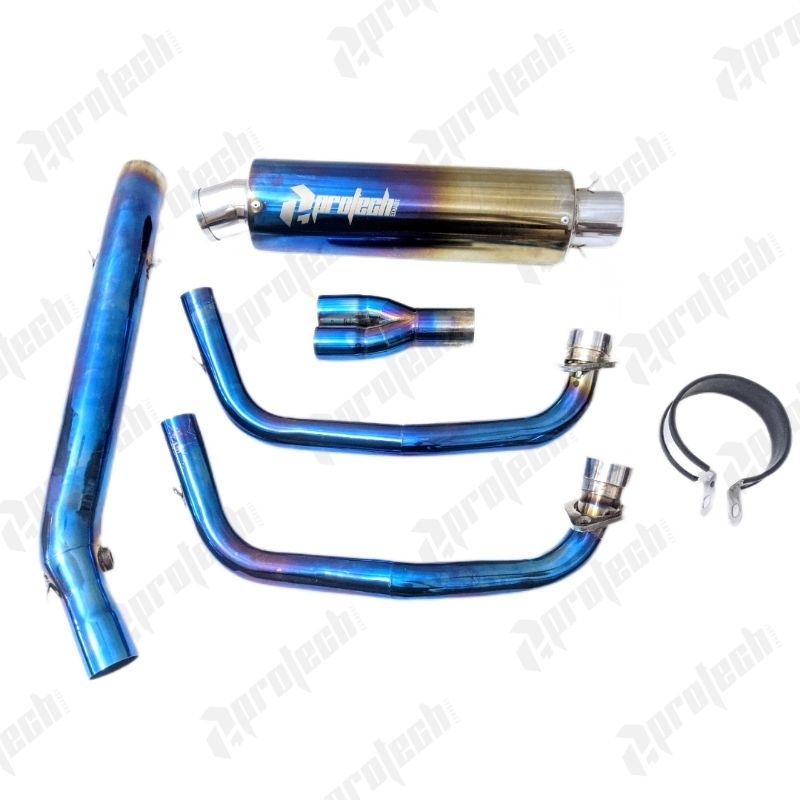 Yamaha MT25 / R25 — Round Muffler · Blue — foto 3