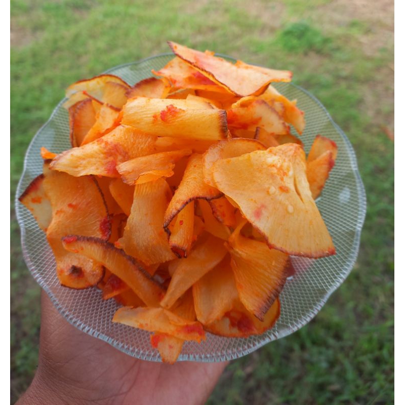 

KERIPIK SINGKONG BALADO 500gram / KERIPIK BALADO 2 PUTRI