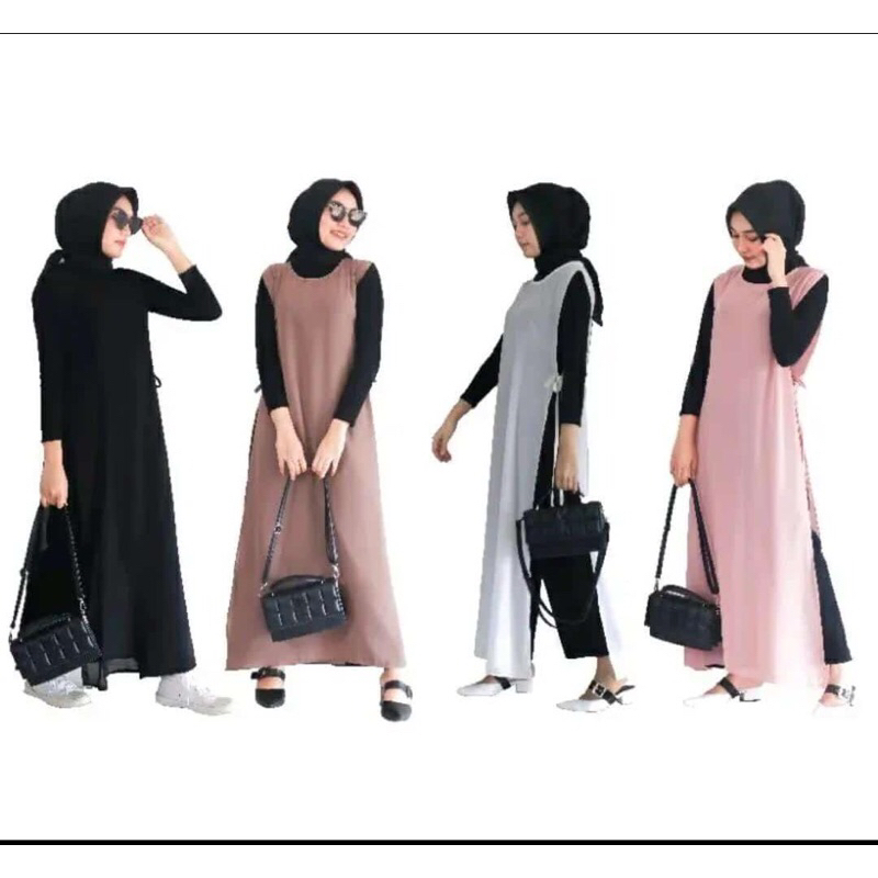 vest wanita // long vest ceruti // sems // outer ceruti