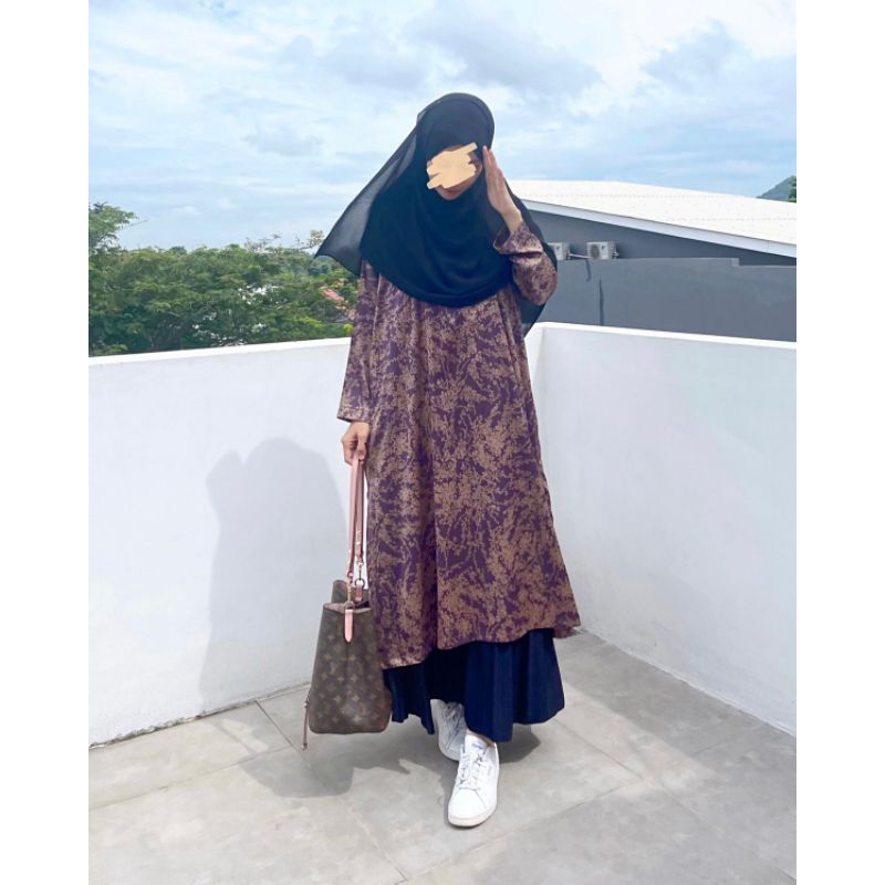 ZEA TUNIC DRESS GAMIS ABAYA LATASHA OUTFIT
