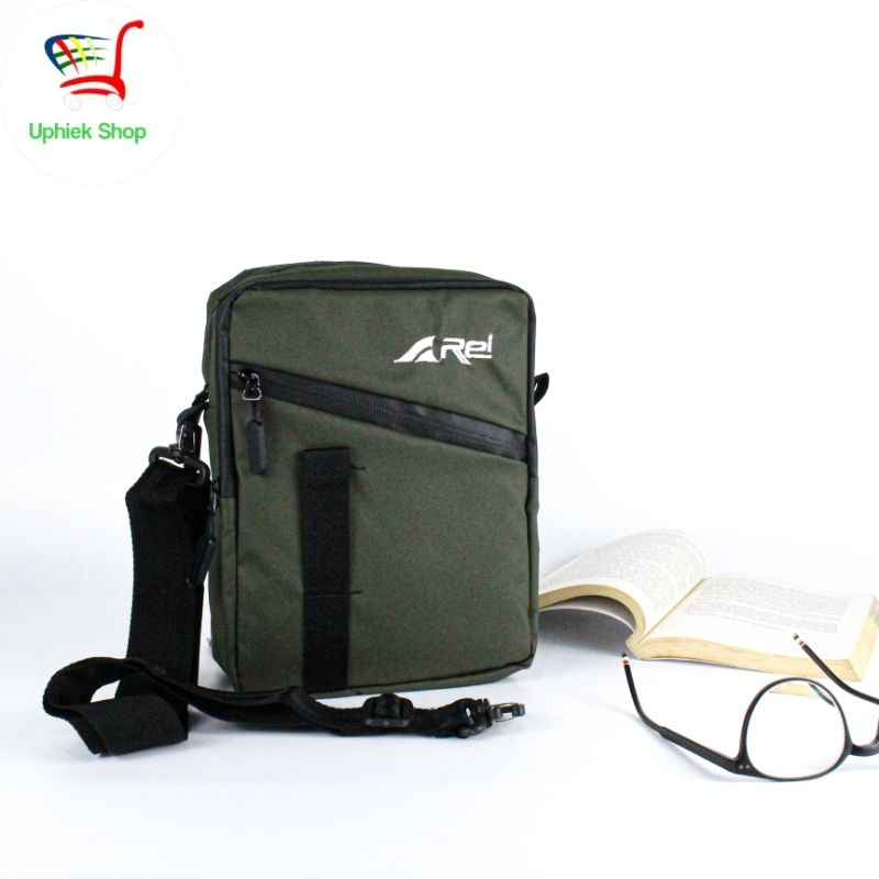 Tas Selempang Pria Anti Air/ Tas Kotak Pria Wanita Anti Air Ginkel Arei Waterproof