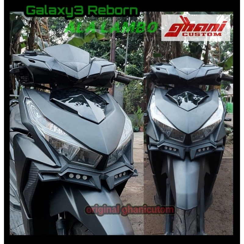 winglet Galaxy 3 ORIGINAL ghanicustom Honda Vario/click 125i-150 2015-2017