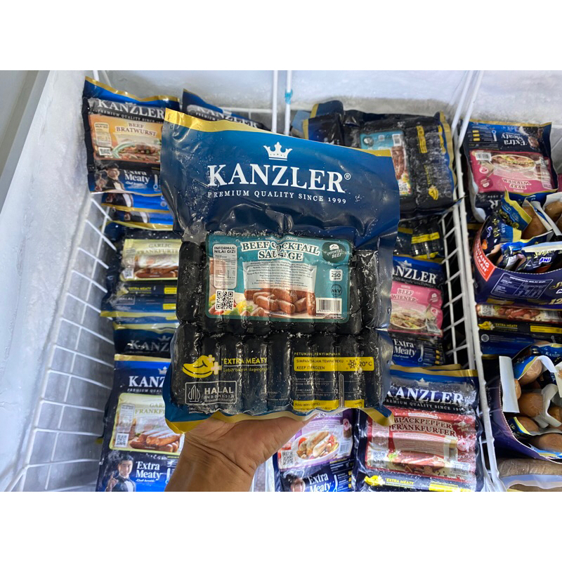 

KANZLER beef cocktail sausage sosis - frozen food makassar