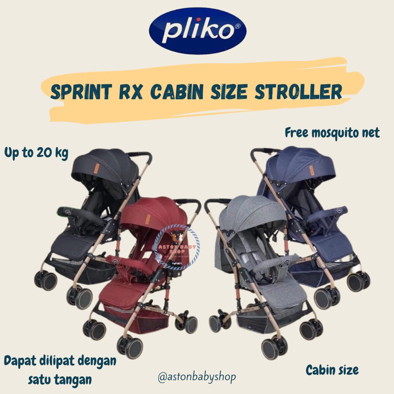 Baby Stroller Pliko Sprint RX 379 Cabin Size Stroller Bayi Kereta Dorong Bayi