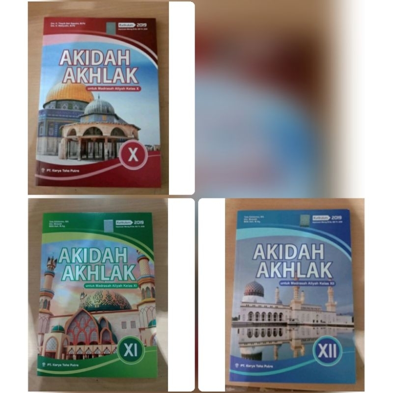 Jual Pelajaran Akidah Akhlak Kelas 10,11,12 Ma Edisi Revisi (Toha Putra ...