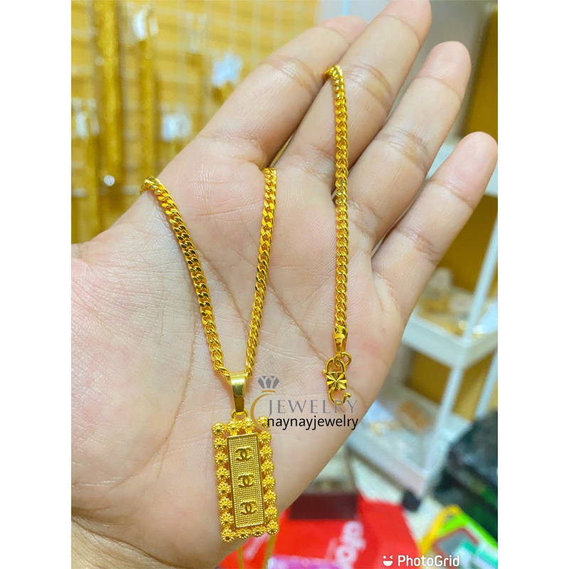 Kalung Koin Lempis sgl cenul Uk 60cm / Warna 24K