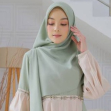 SEGI EMPAT BAHAN WOLFIS GRADE A 58 PREMIUM  IMPORT SYARI / JILBAB SYARI PESTA / JILBAB SERAGAM