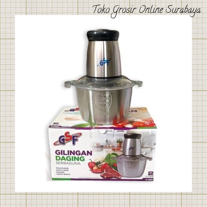 Gilingan Daging/ Chopper GSF G-3802 2liter