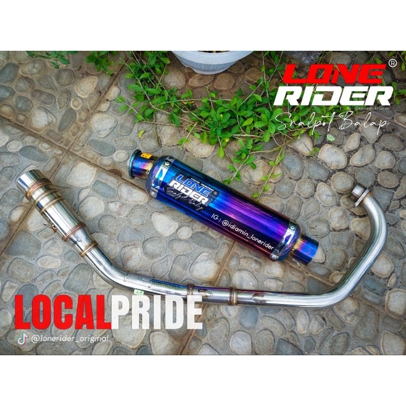 Knalpot Lone Rider CBR - LONE RIDER ORIGINAL - RR - Road Race Slencer Bluemoon - OCB - CBR 150R OLD 