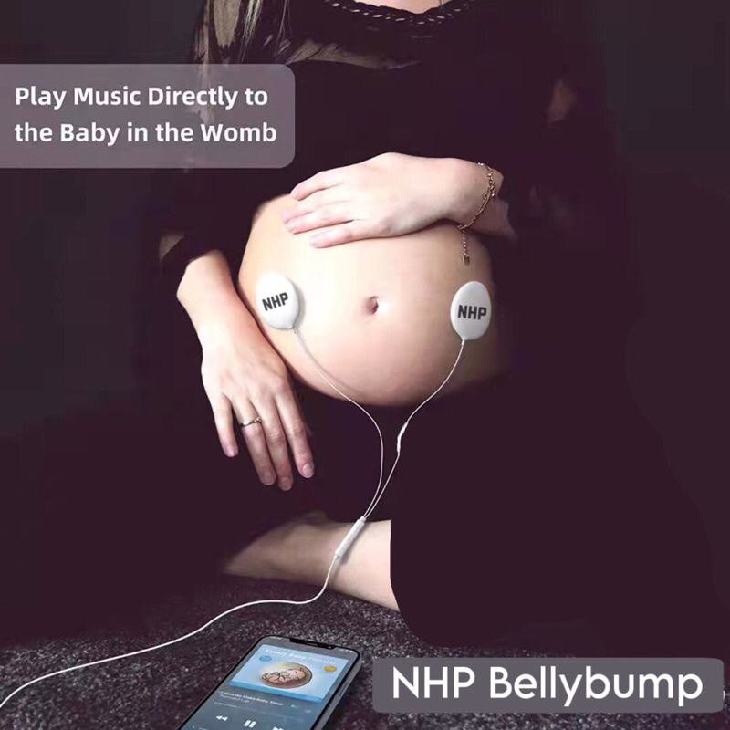 NHP Bellybump Headphone khusus Ibu Hamil Setara Belly Buds Heasdet Full Murotal Al quran 30 Juzz Lagu Klasik Bumil dan Janin