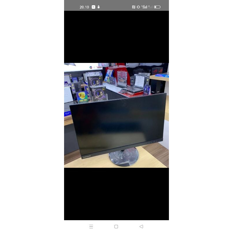 ready monitor LED Lenovo 24 inch layar IPS type D24-20