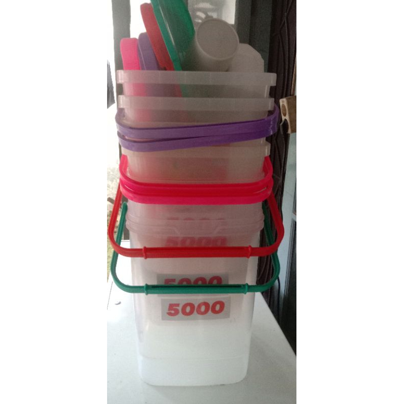 6 Pcs Toples/Es Buah Viral/Container Buah/Aquarium Es Buah ukuran 25 liter & 30 liter