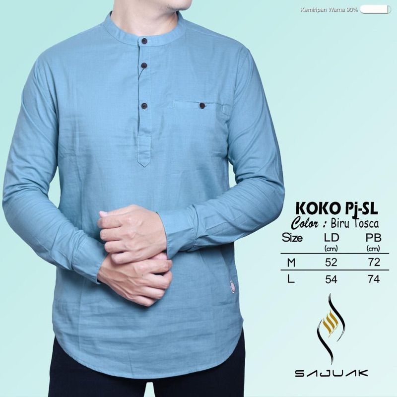 KOKO LENGAN PANJANG SAJUAK ORIGINAL/PAKAIAN PRIA/ATASAN PRIA
