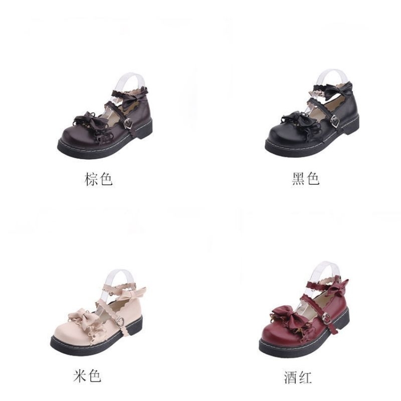 [MikanHiro Store] Fairy style lolita lolita shoes lo Japanese loli performance jk small leather shoes tea meeting shoes uniform single shoes