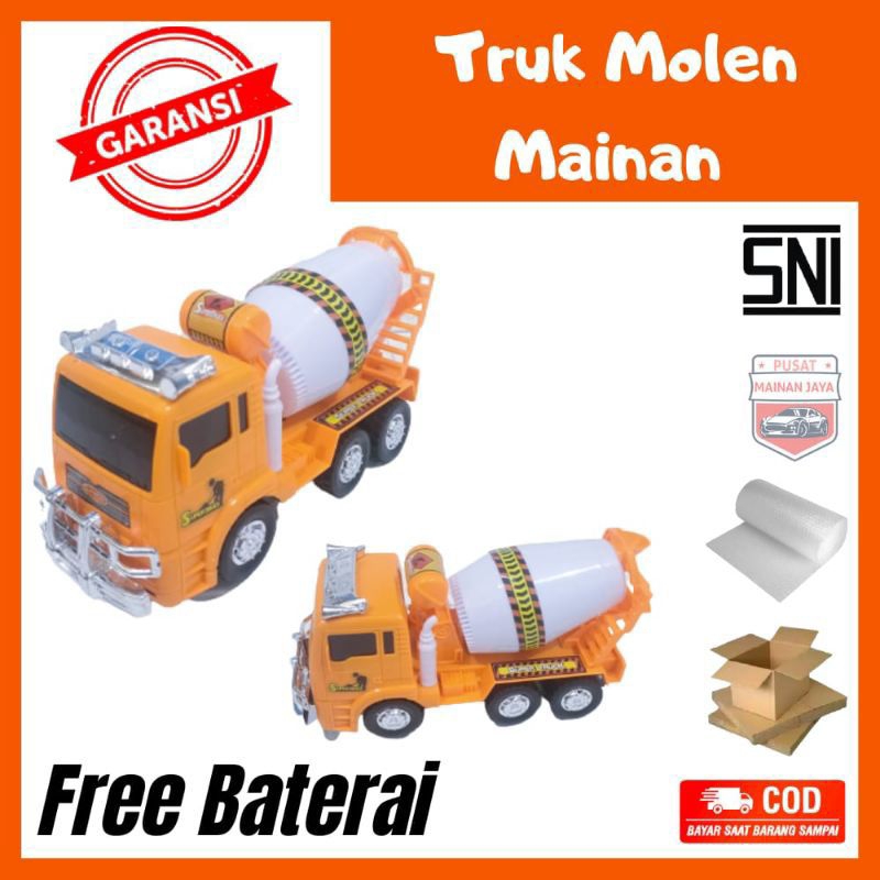 truk molen mainan anak truk molen bisa jalan lampu musik truk molen mainan anak