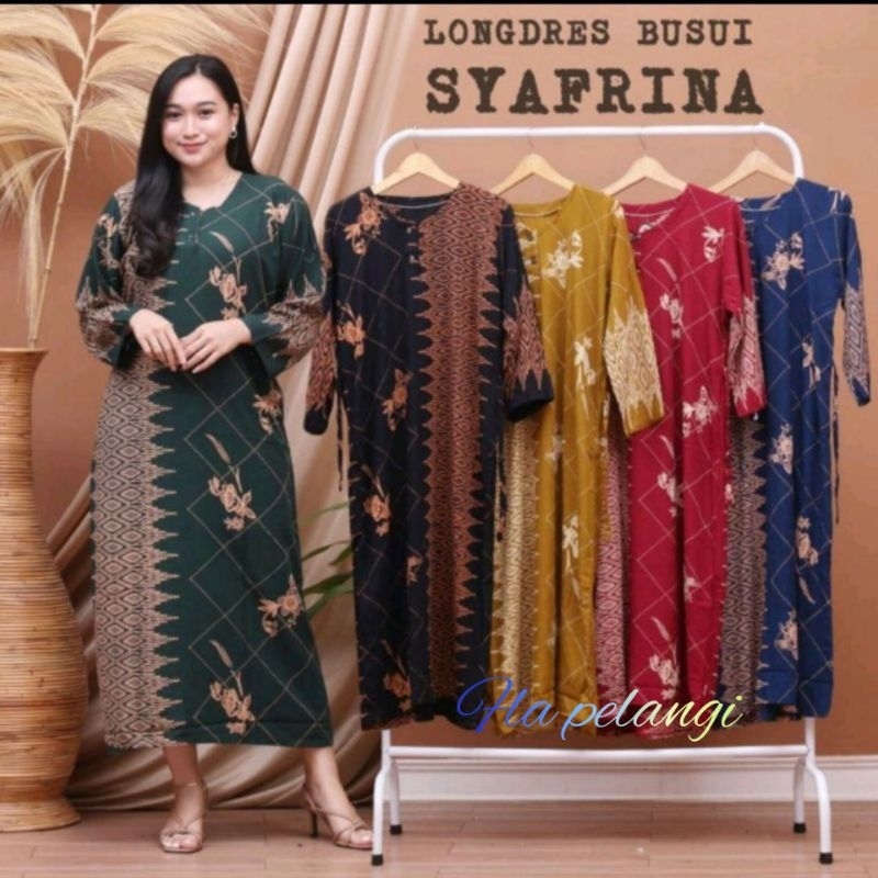 Daster wanita lengan panjang daster panjang kancing depan longdress cabutan kincir daster fla fla pe