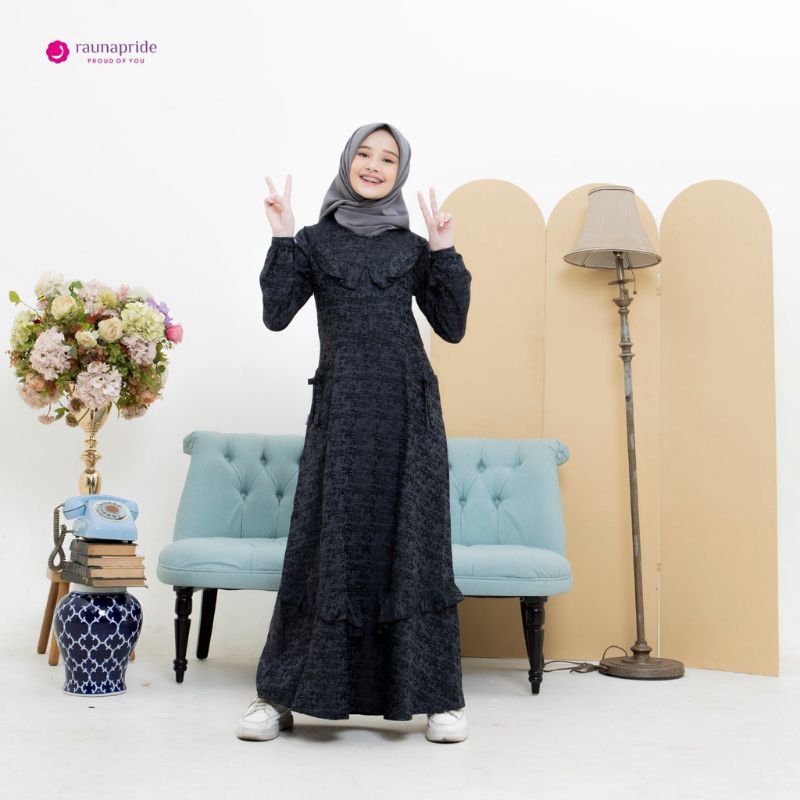 Rauna Gamis Anak Perempuan - RGR 25 - Gamis Putih - Fashion Muslim