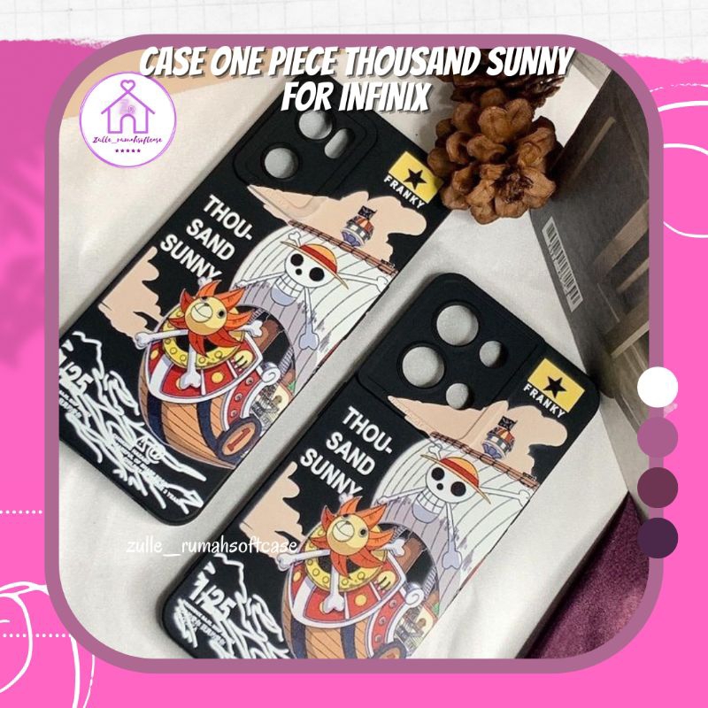CASE FOR INFINIX ONE PIECE THOUSAND SUNNY INFINIX Smart 6 6+ Hot 10 Hot 10 Play Hot 11 Hot 12 Hot 12