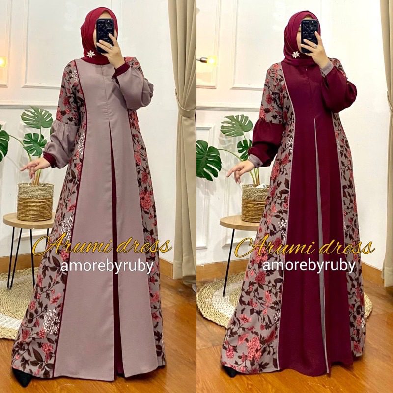Arumi dress amore by ruby/ gamis ori amore/ gamis amore by ruby / gamis Arumi