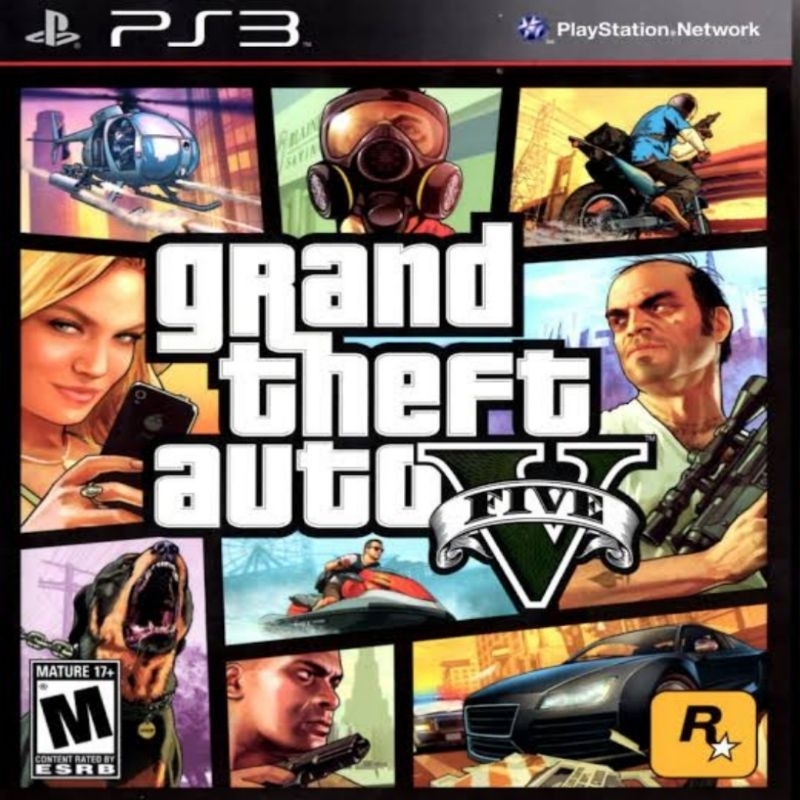 Blu-ray Disc Game ps3 cfw/hen GTA 5 +DLC