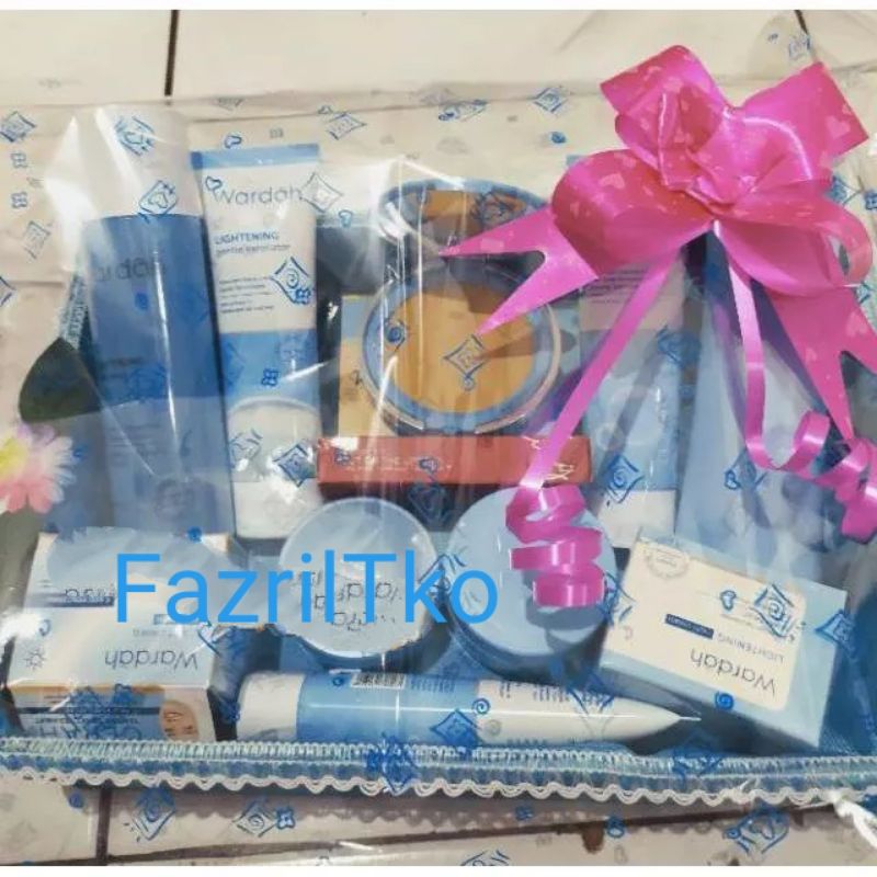 Wardah Paket Seserahan Lengkap/ Wardah Hantaran nikah / Paket Kosmetik