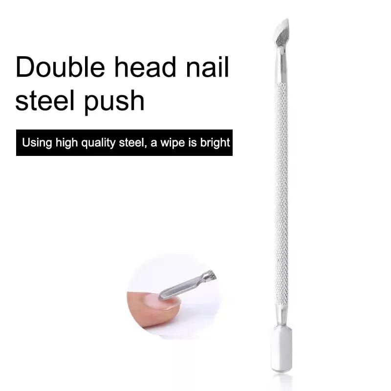 Alat Pendorong Kutikula Curticle Pusher Stainless Steel Nail