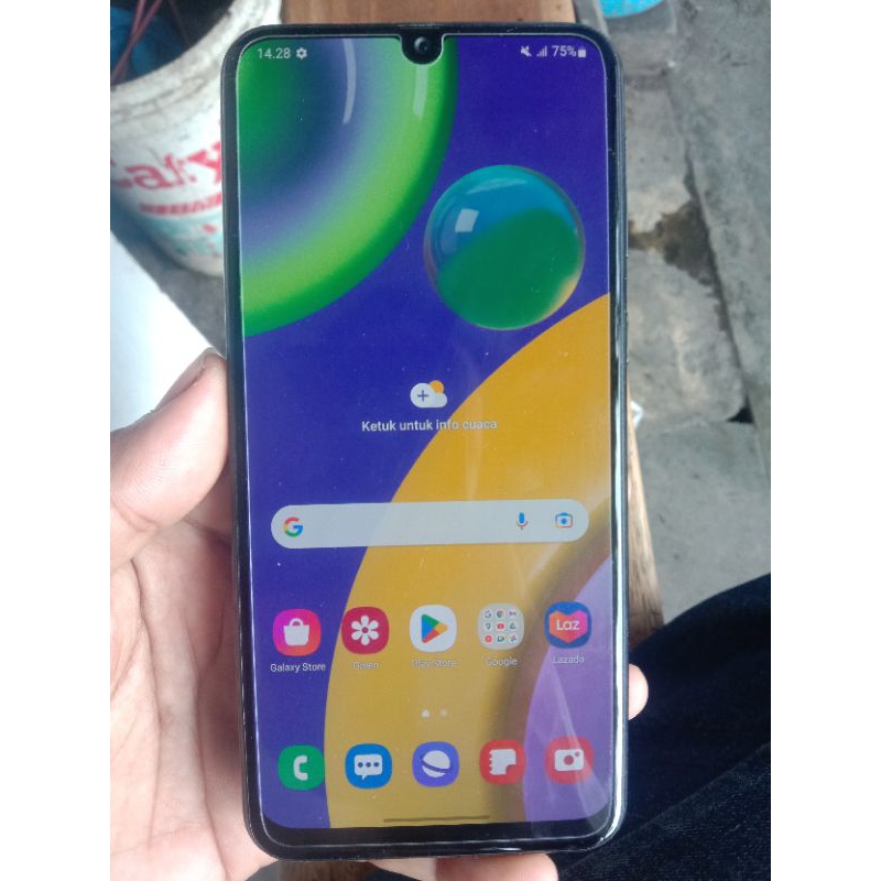 lcd ORI Samsung M21/M31/M30s copotan plus frame. batrei.concas.dan flexible mainboard. tinggal naik 