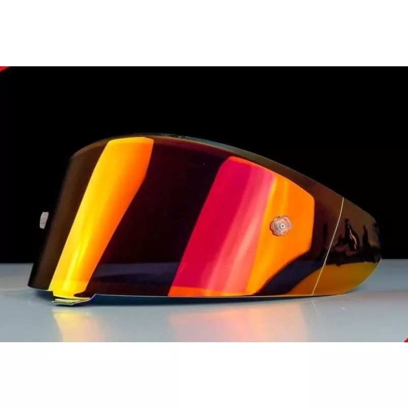 VISOR HELM NJS ZX-1 R FLAT IRIDIUM RED GOLD