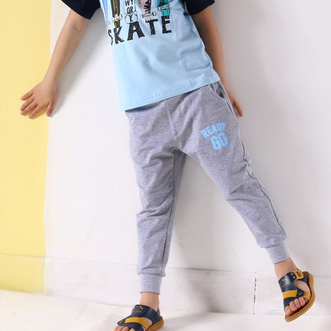 ByKiddos - Celana Kasual / Olahraga Panjang Anak Laki-laki Besar Import Bahan Polyester