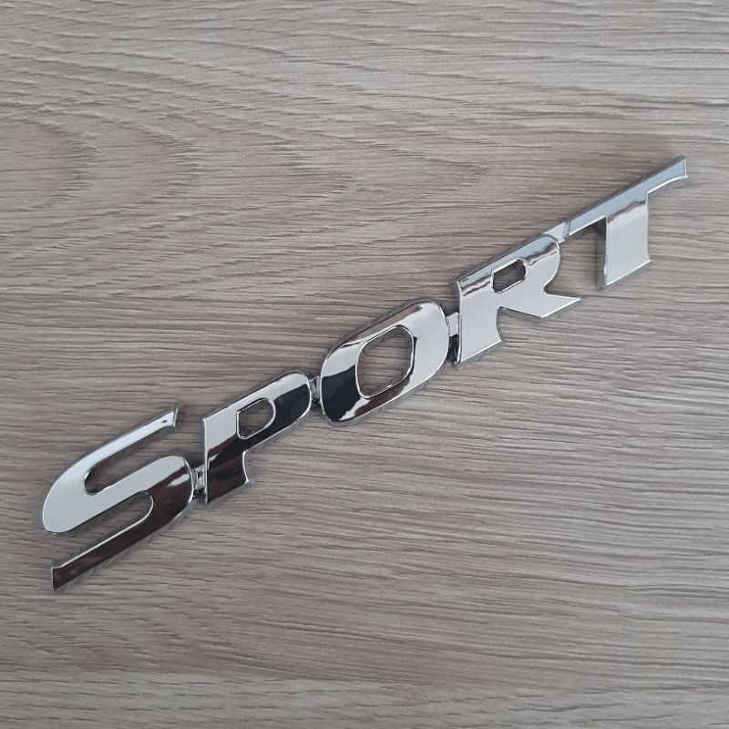 LOGO SPORT EMBLEM MOBIL SPORTS BAHAN 3D METAL