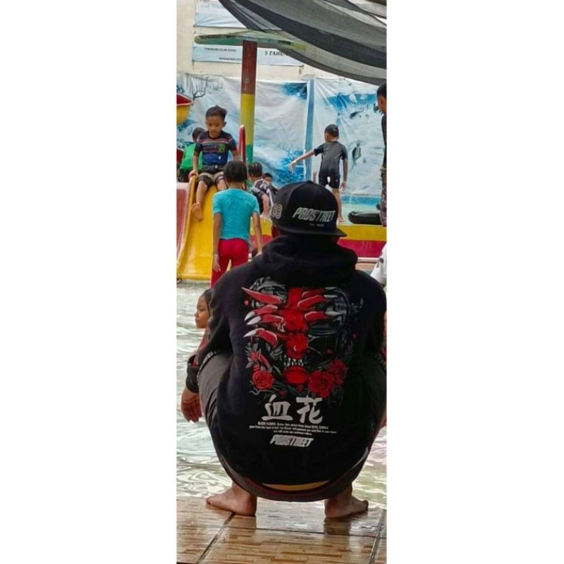 HOODIE BLOOD FLOWER V1 (second)