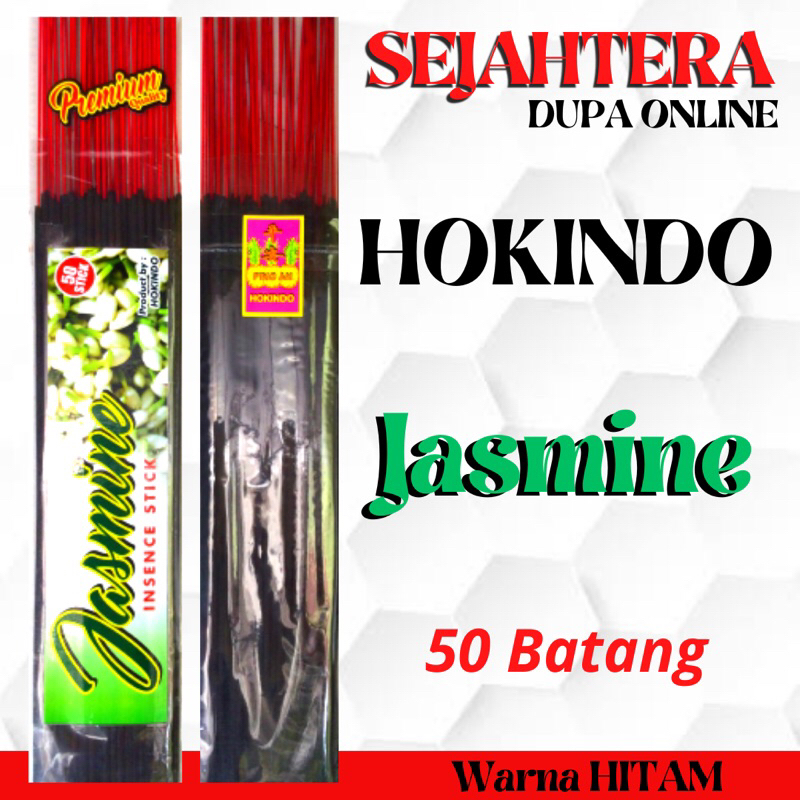 Dupa Hio Hokindo 50btg “JASMINE” HITAM Pouch