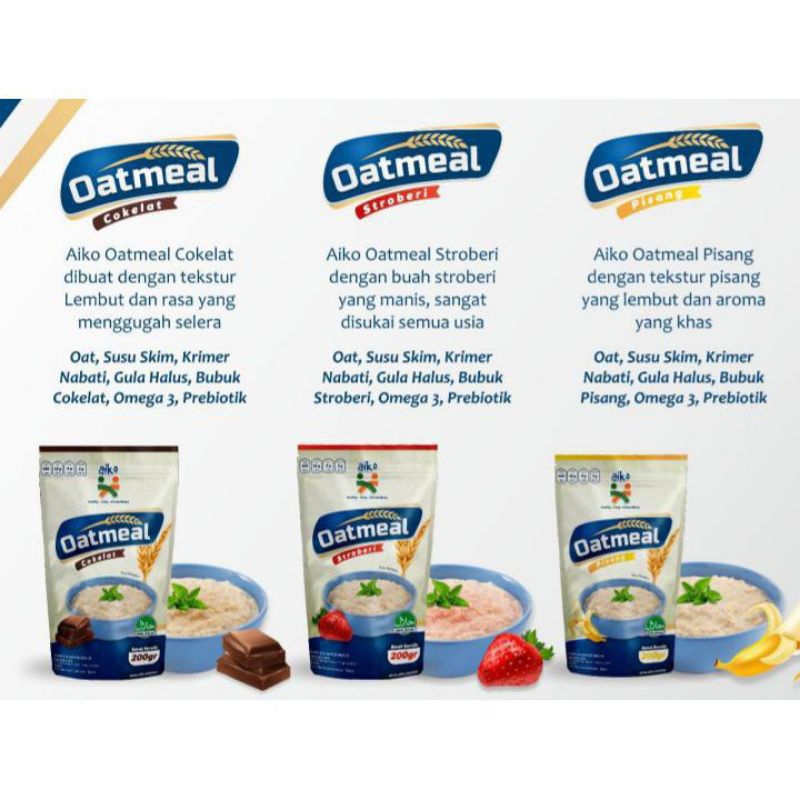 Aiko Oatmeal MPASI Bayi Baby