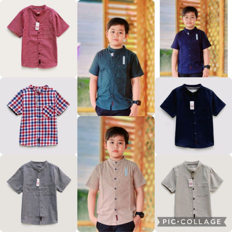 Kemeja Koko Anak Laki-laki Flanel P005