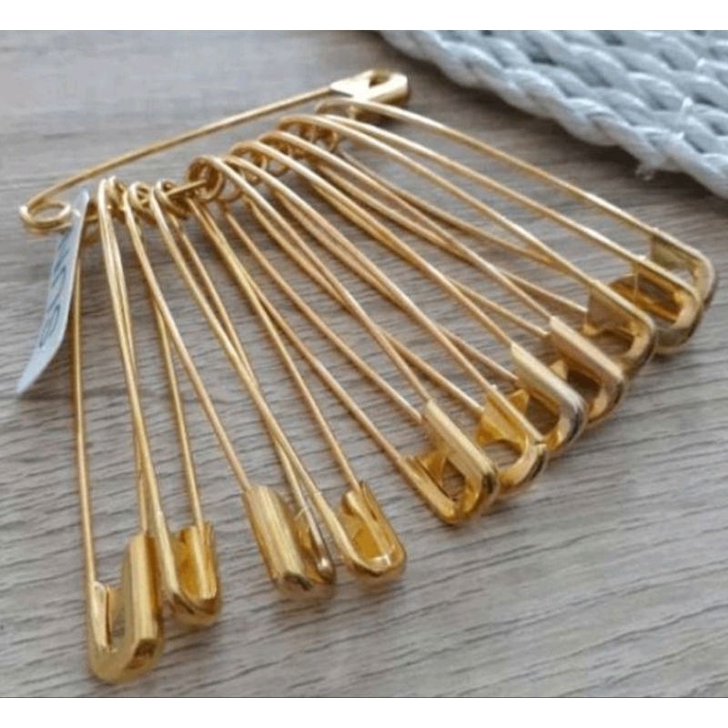 Safety Pin / Peniti Untuk Bayi / Peniti Besar Warna Warni per 8 pcs peniti popok bayi